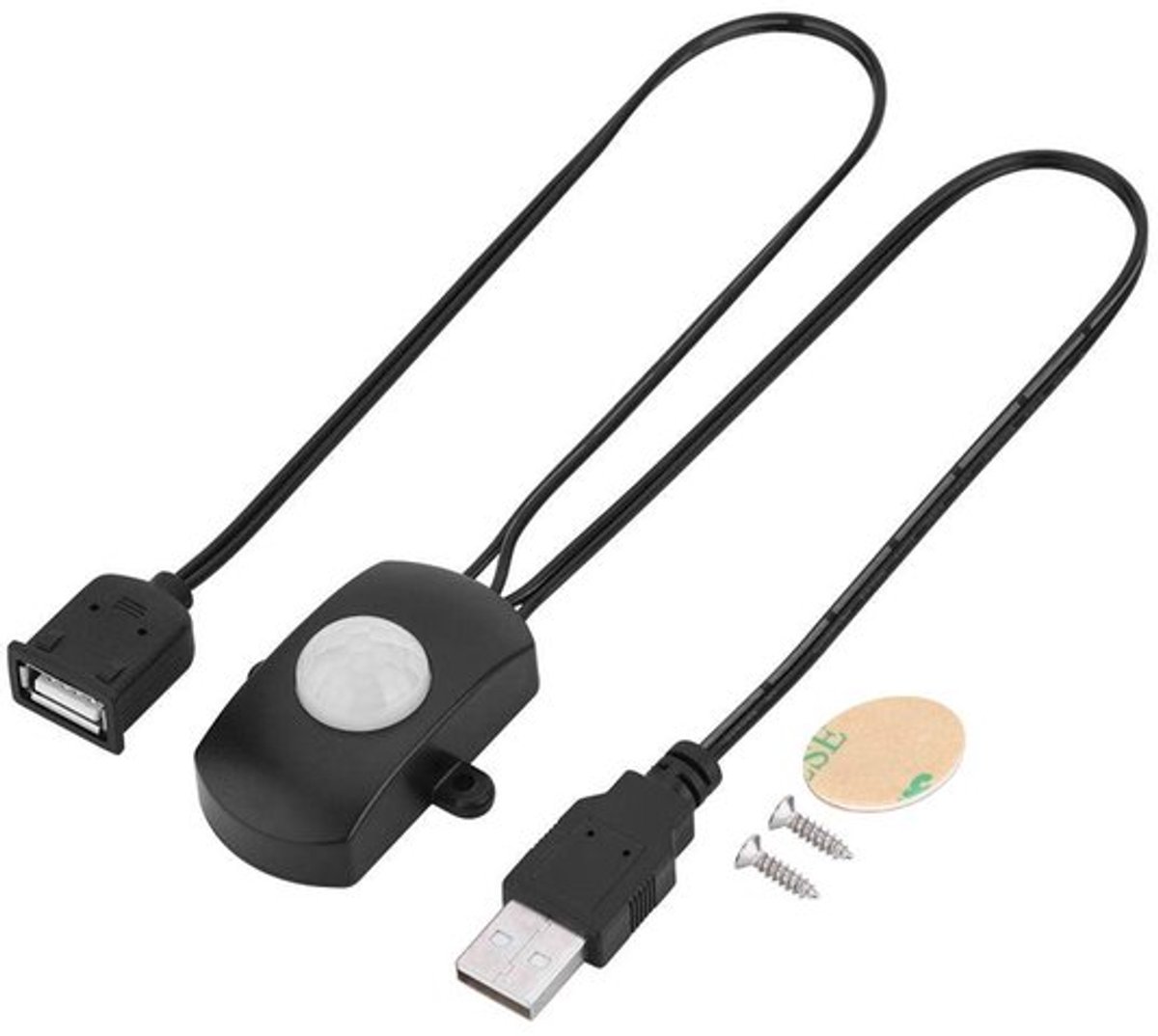 Zwart LED bewegingssensor voor automatische verlichting