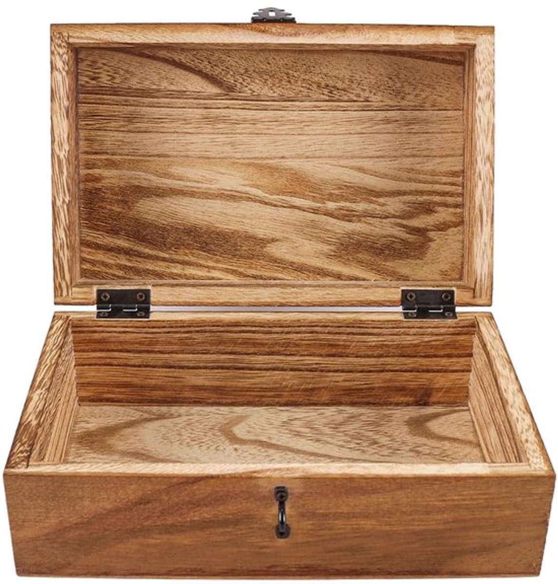 Dailygoody - Handgemaakte houten sieradendoos - Levensboom snijwerk - Duurzaam en