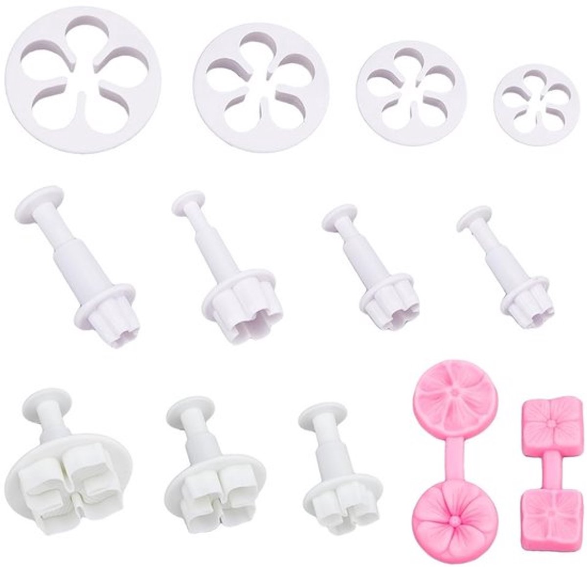 Kunststorflorescentieke vormen - 13-pieces - Allecto