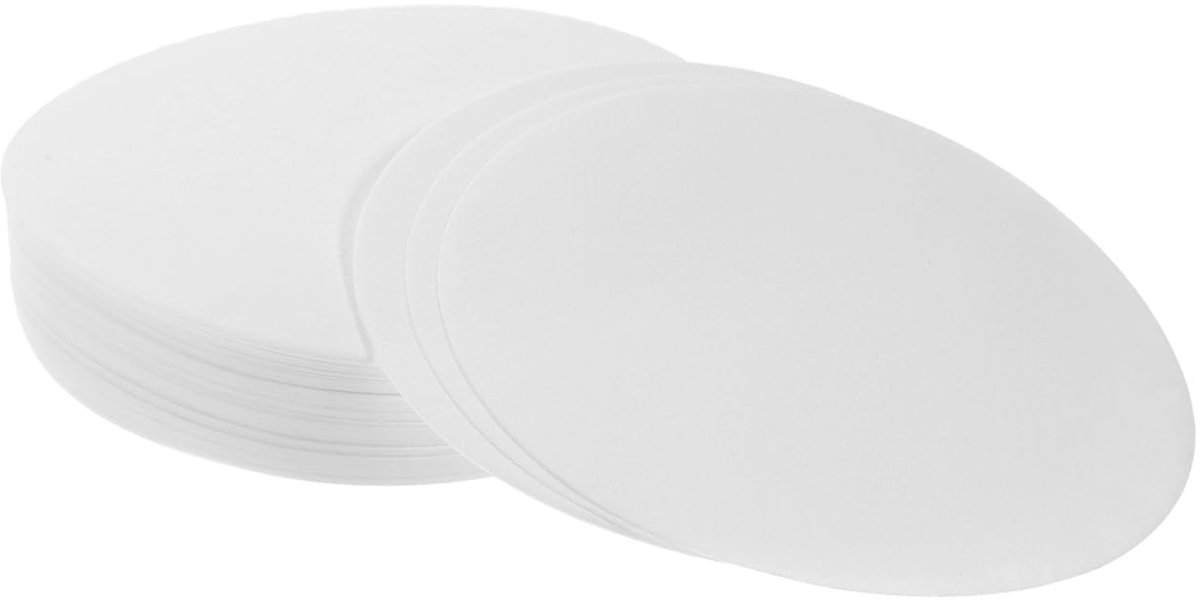 Kwaliteitsfilterpapier 9 cm - 100 stuks - Laboratoriumfiltercircles voor chemische filtratie en medium doorstroomsnelheid