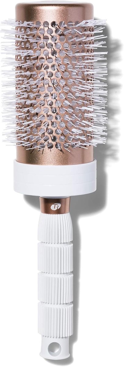 Ronde Haar Borstel - Volume Borstel Föhnborstel - Haar Stijlen - Keramische Coating Geperforeerd - 76 mm cilinder - Roségoud