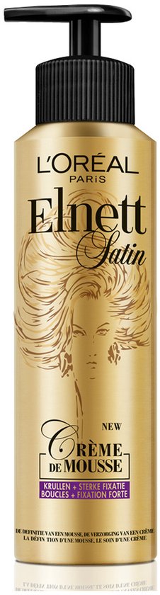 L'Oréal Paris Elnett - Crème de Mousse Krullen - Sterke Fixatie - 200 ml