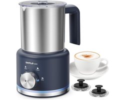 Melkopschuimer - RVS - 4-in-1 Functie - Automatische Uitschakeling - Voor Koffieliefhebbers