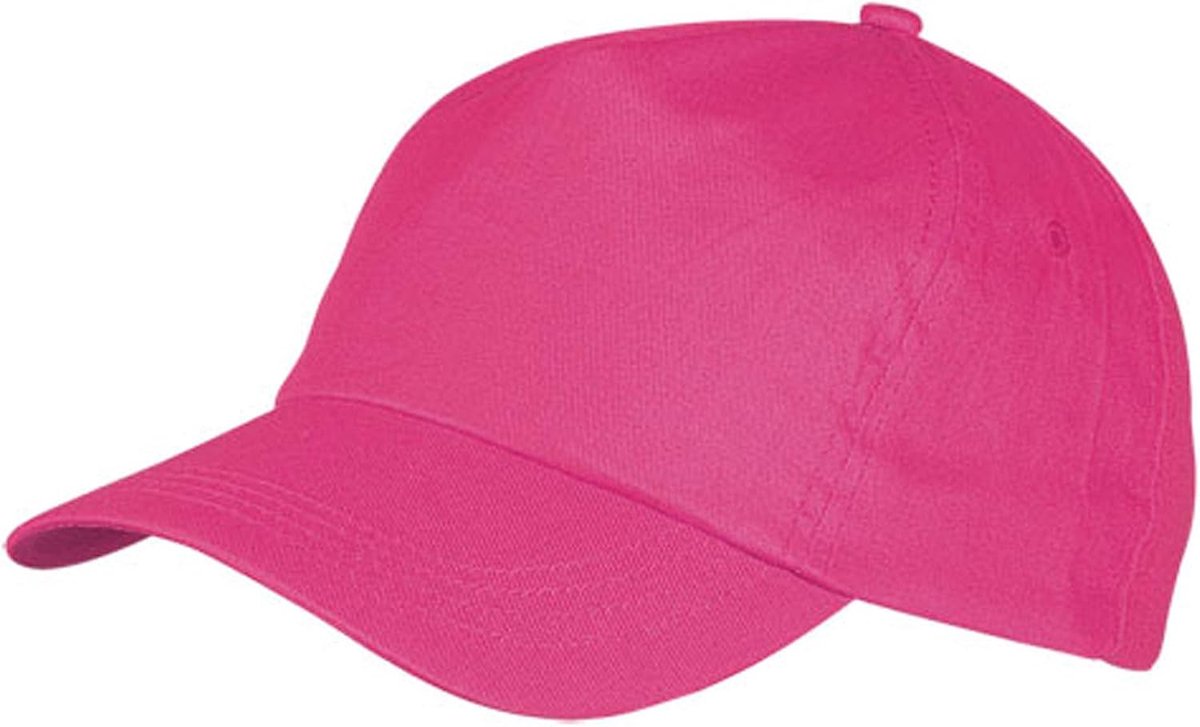 Kinder Pet - Zomer Hoed - Buiten Spelen - Verstelbare Sluiting - 5 Panelen - Fuchsia