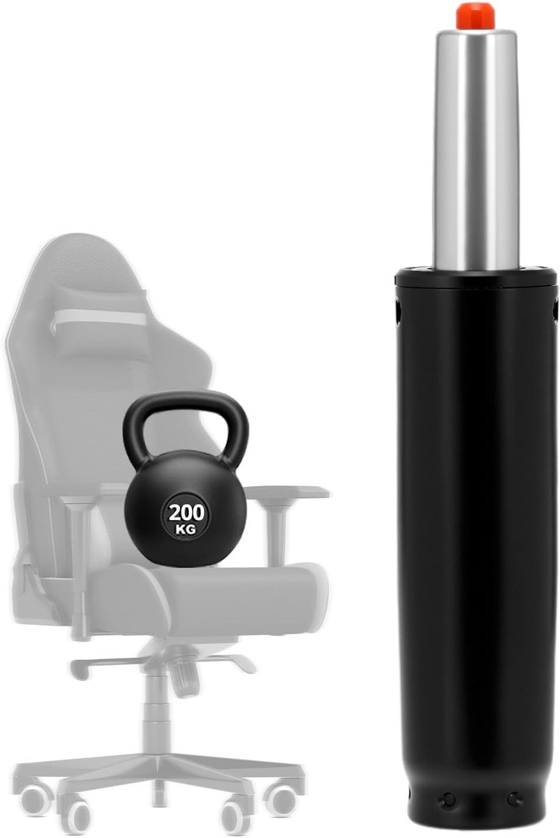 Bureaustoel Gasveer - Vervangende Cilinder - Stoel Reparatie - 360 Graden Rotatie - 25 tot 34cm