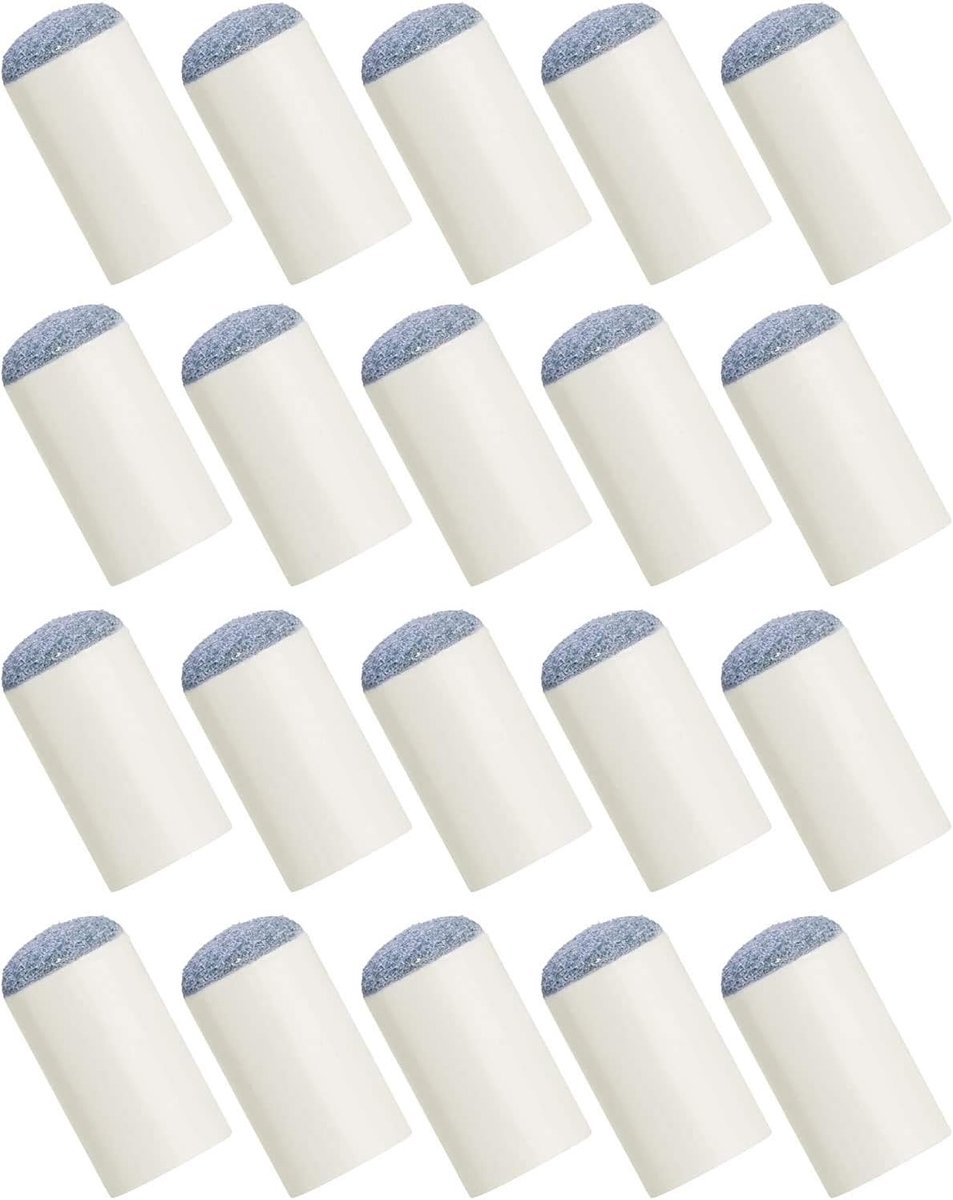 20 stuks - Biljartkeu Tip - 13 mm - Poolstick Tips - Biljartkeu Vervangingstips - Poolaccessoires - Biljarttafelaccessoires - voor biljartkeu's - wit