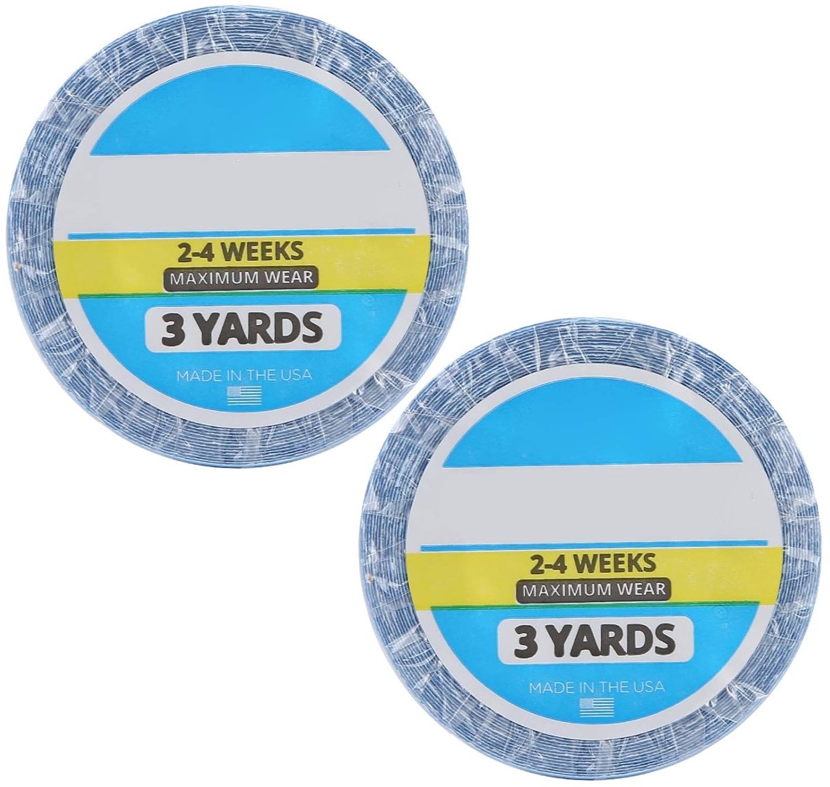 Dubbelzijdige Haarverlenging Tape - 2 Stuks van 3 Meter, Sterke Waterproof en Zweetbestendige Hechtband voor Professioneel en Thuisgebruik in Haarextensions en Wimpers