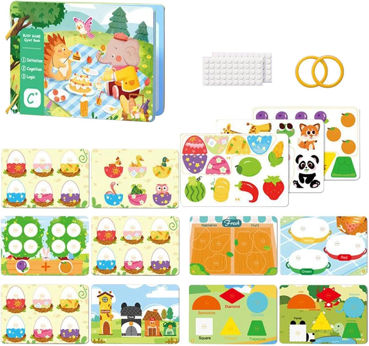 Activiteitenboek Kinderen - Educatief Leerboek - Cognitief Leren - Veilig Ontwerp - 21 x 14 x 2 cm - Niet gespecificeerd