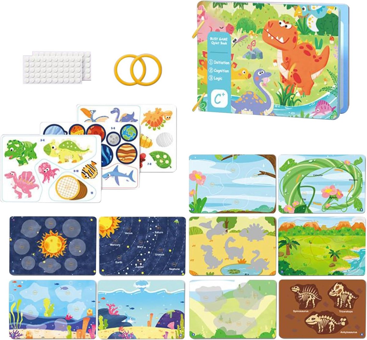 Activiteitenboek Kinderen - Educatief Leerboek - Cognitieve Ontwikkeling - Niet-snijdend Ontwerp - N.v.t. - Multicolor