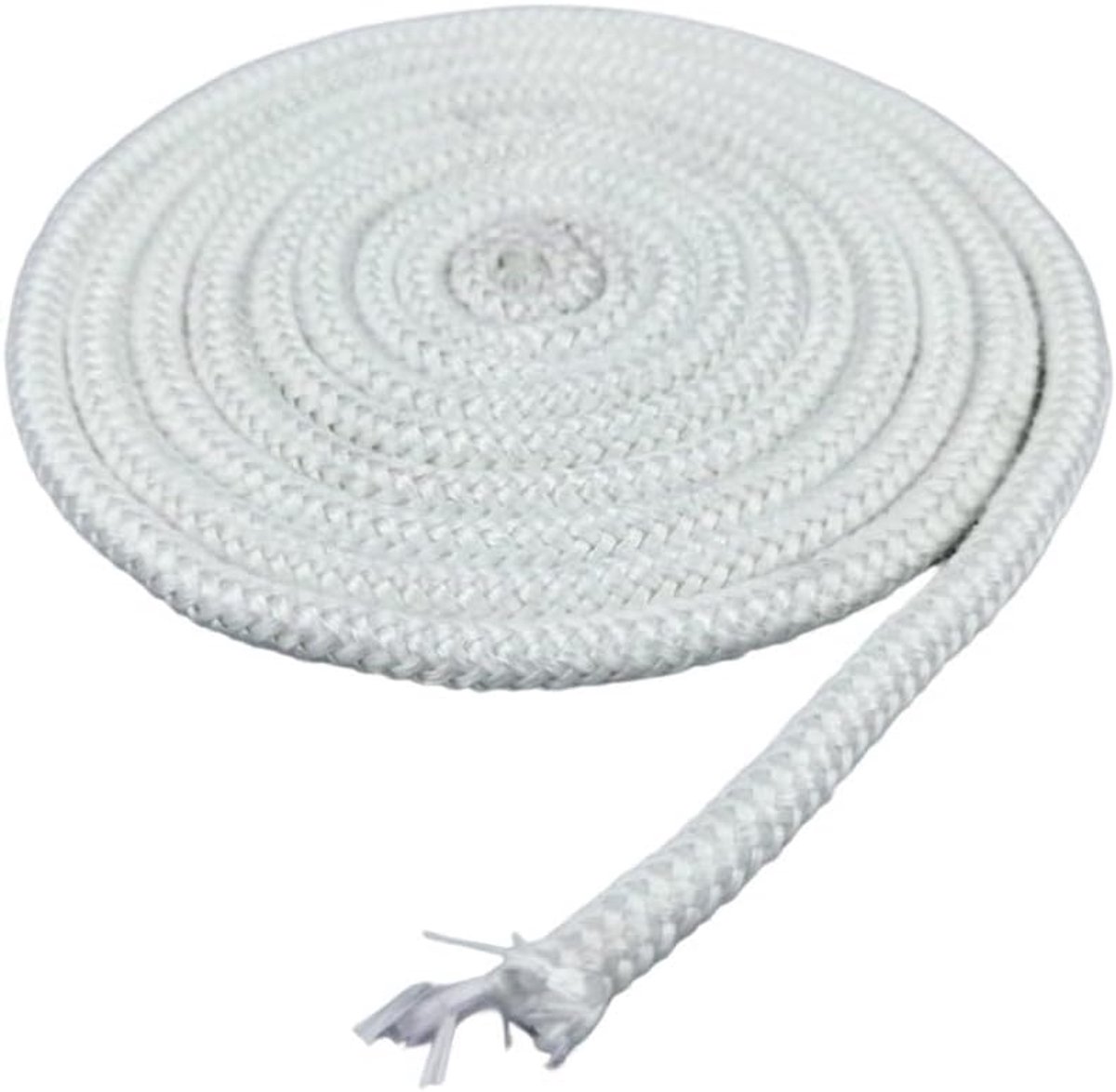 Afdichtingskoord Hittebestendig Touw Oven Deur Afdichten Glasvezel Materiaal 20mm x 2m Wit