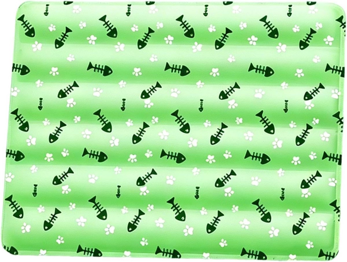 Koelmat voor honden - Verkoelende mat - Hitte vermijden - Waterdicht en opvouwbaar - 25x20 cm - Grijs