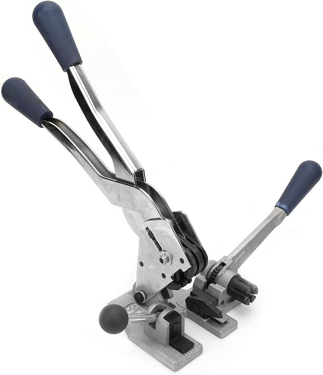 Metaal Strapping Tang - Verpakkingstang Set - Pakketten Verpakken - 3-in-1 Functie - 12-16mm Band - Zilver