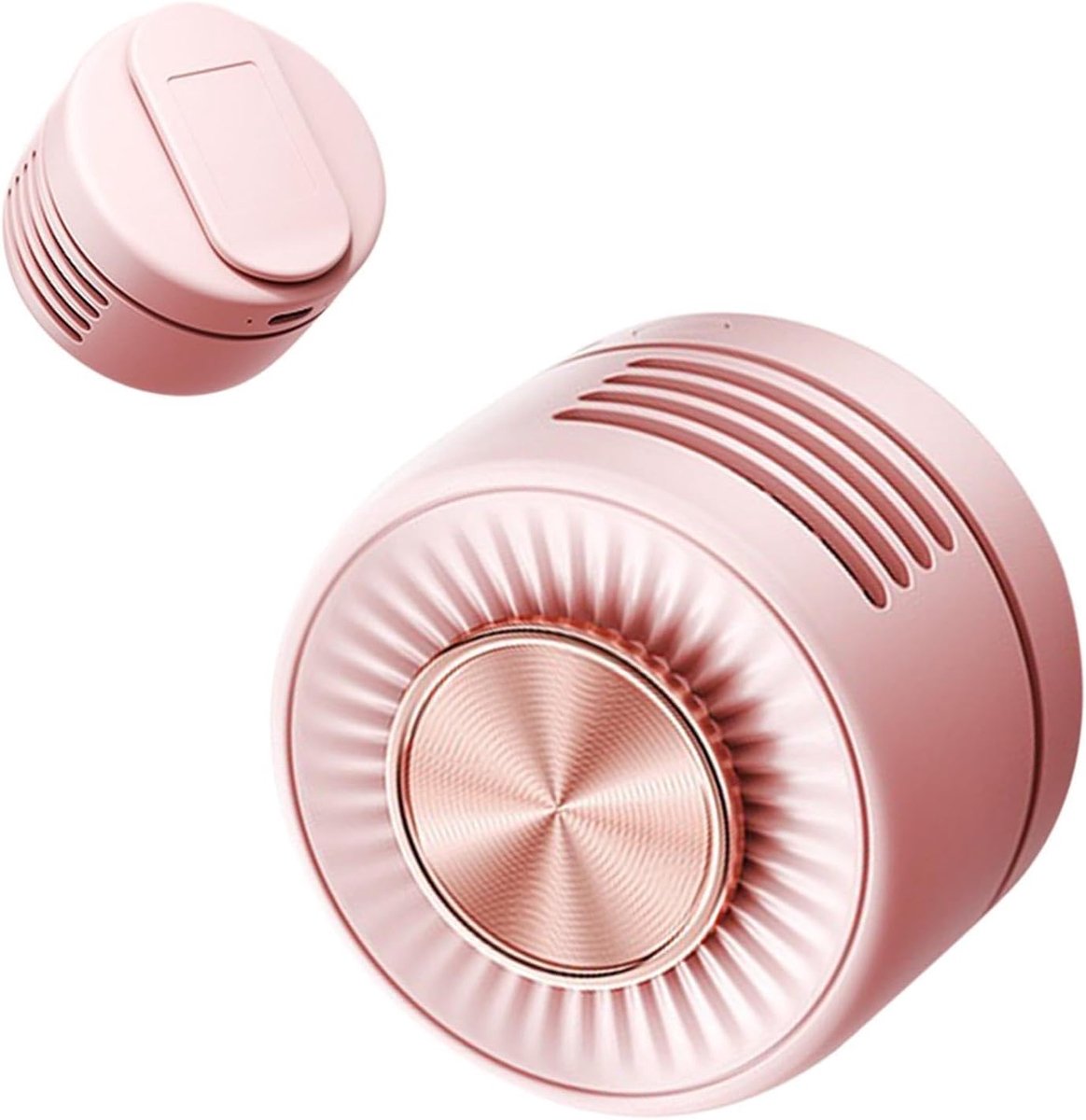 Draagbare Ventilator - Mini Koeler - Persoonlijke Verkoeling - 360 Graden Draaibaar - 6 x 6 x 5 cm - Roze
