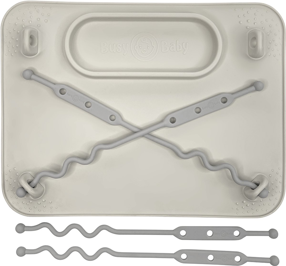 Baby zuignap placemat met 4 toy straps - Busy Baby - vanaf