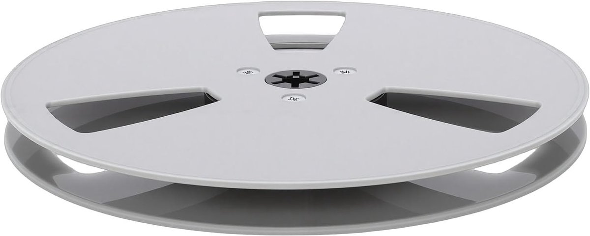 Lege Opwikkelspoel - Tape Spoel - Geluidsopname - Verbeterde Integriteit - 7 Inch Diameter - Grijs