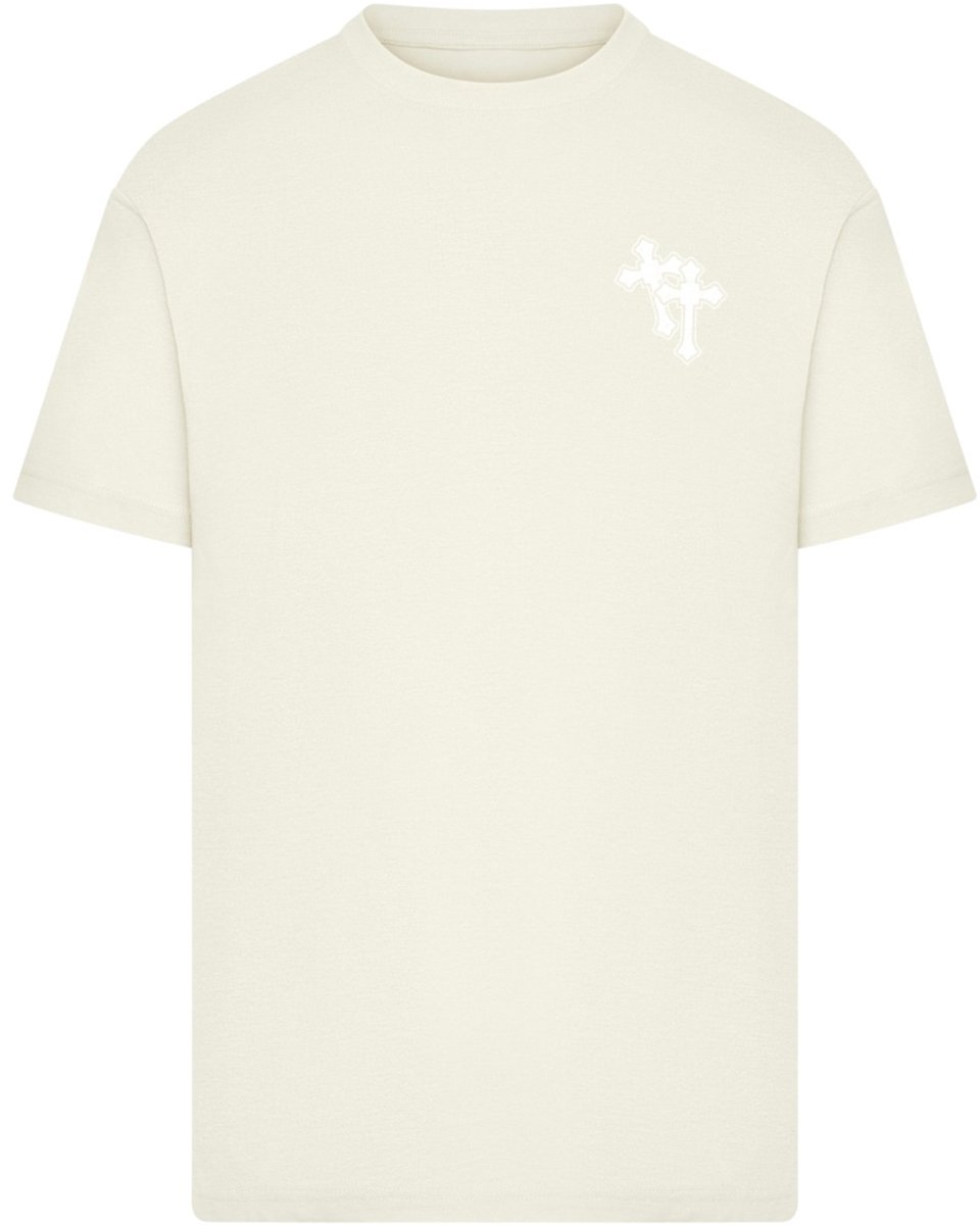 Mister Tee Believe In Strength Heren Tshirt XL Creme