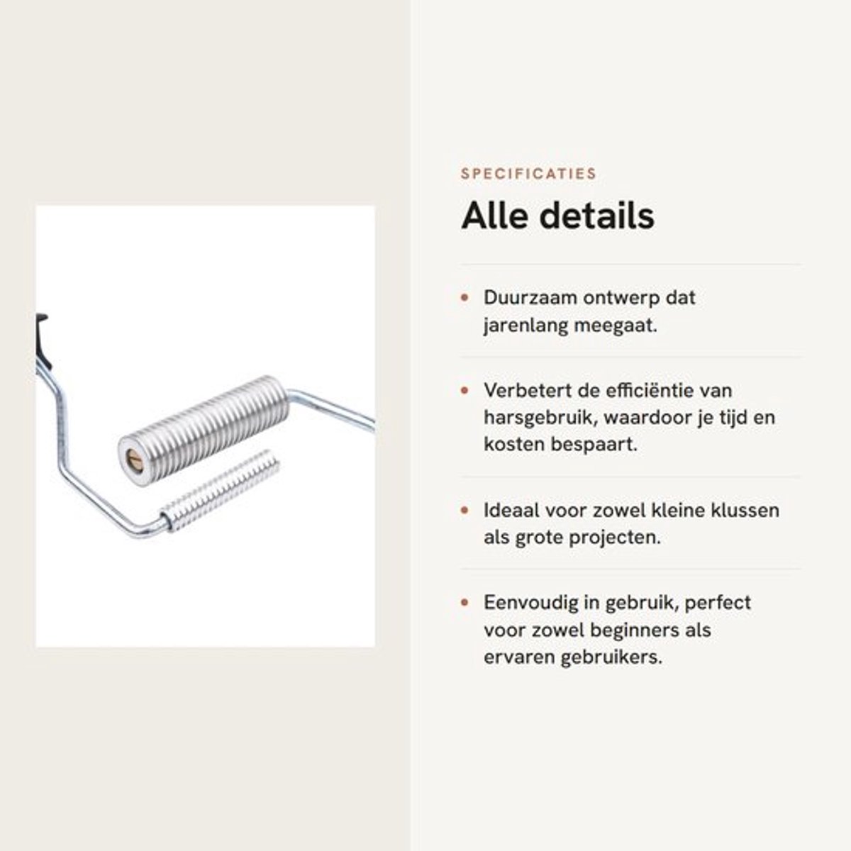 OmGoods - Dailygoody - Bubble Roller Glasvezel - Fiberglass Roller - Duurzaam