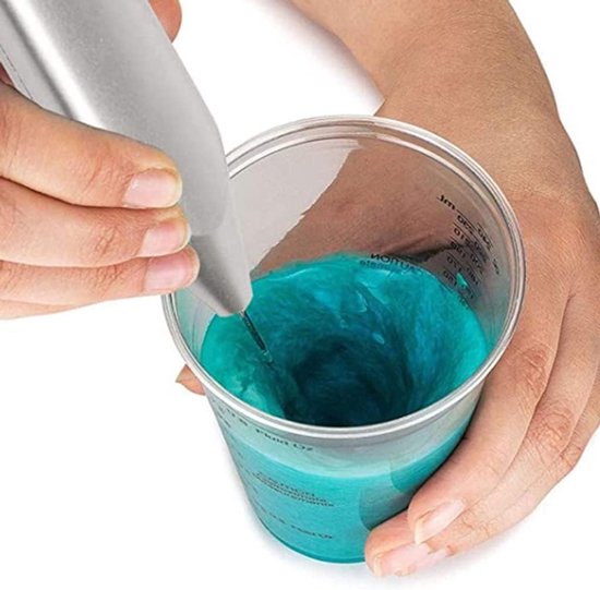 Epoxy Resin Stirrer - Tumbler Mixer Blender - DIY Cup Crafts - Roestvrij Staal ABS - 3 stuks - Assorti — afbeelding 4