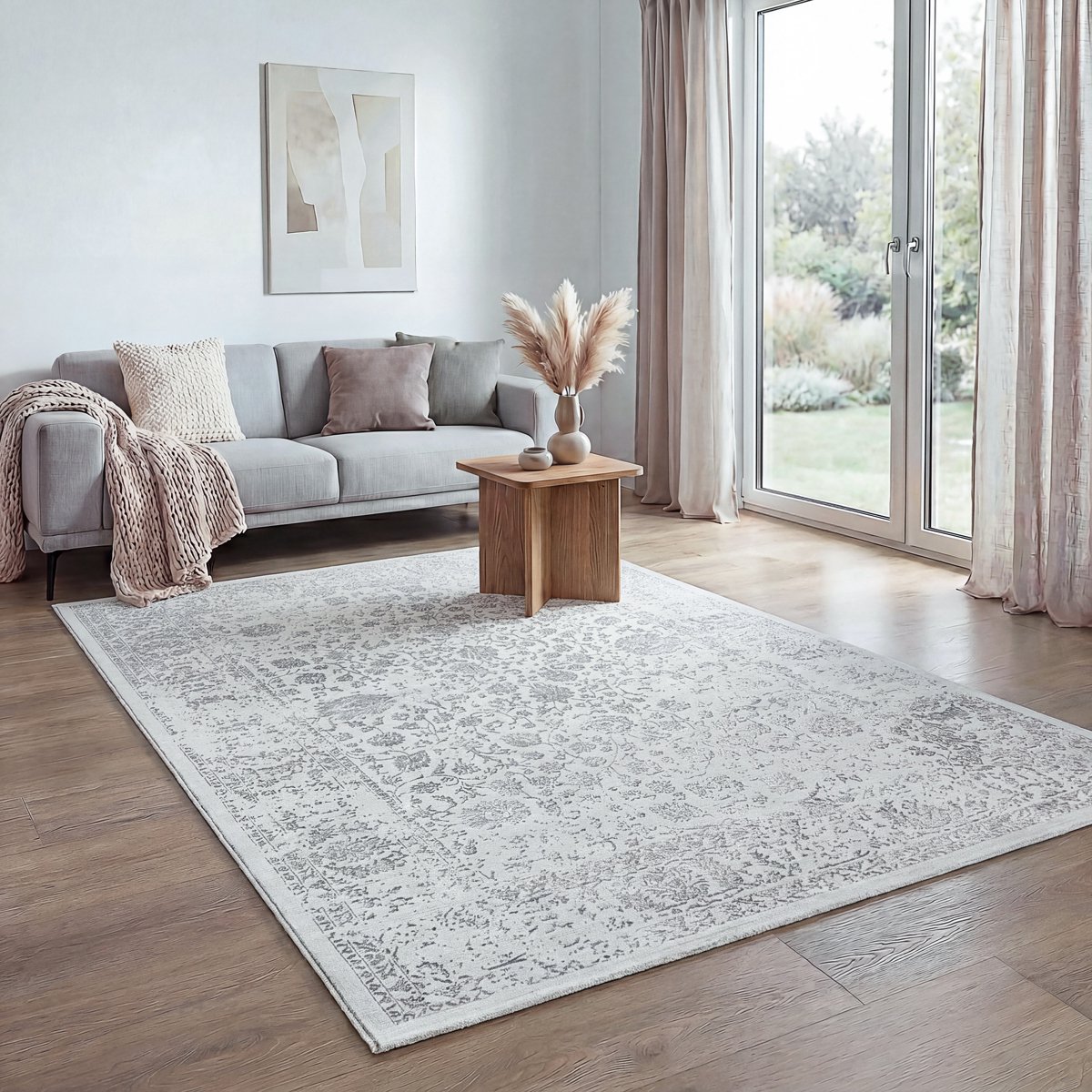 the carpet Mila Modern woonkamerkleed met 3D hoog-laag effect, zachte pool, glanseffect, k