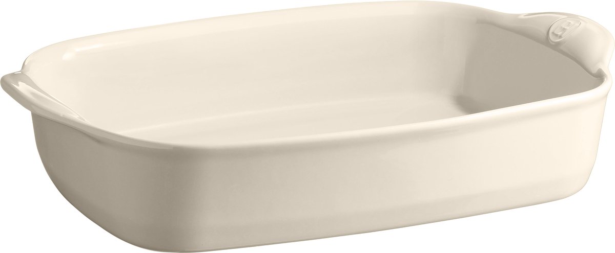 Emile Henry Schaal rechthoekig E-box - 360x230mm - Argile