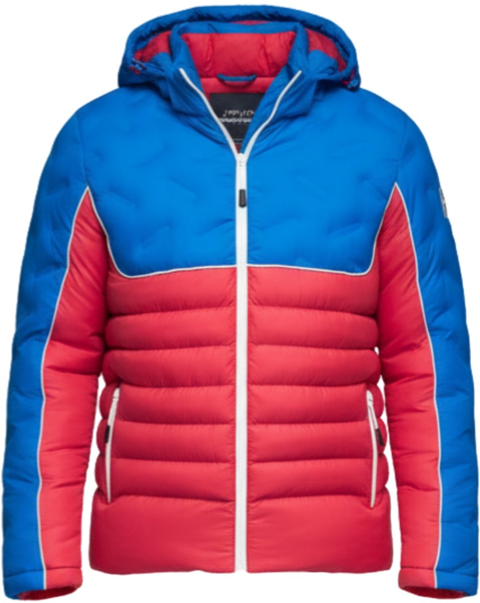 OMBRE Jas - Polyamide - Effen Blauw / Rood M