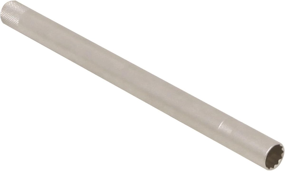 Bougiesleutel - Magnetische sleutel - Motoronderhoud - Extra lange grip - 14 mm 250 mm - Zilverkleurig