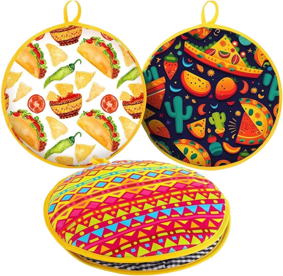 Tortilla Warmer - Pannenkoekenhouder Isolatie - Warm Blijven - Voedselveilig Materiaal - Diameter 30 cm - Meerdere Kleuren