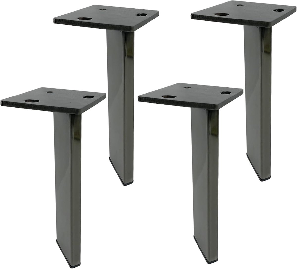 Meubelpoten Set - Tafelpoten - Meubels Verhoging - Sterke Draagkracht - 85cm - Zwart