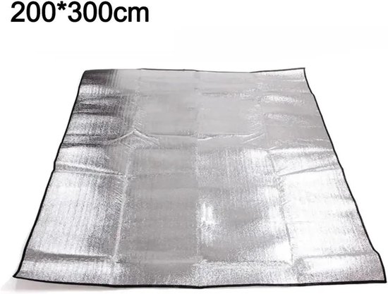 Camping Mat - Isolerende deken - Outdoor activiteiten - Warmte reflecterend - 200x300cm - Grijs — afbeelding 5