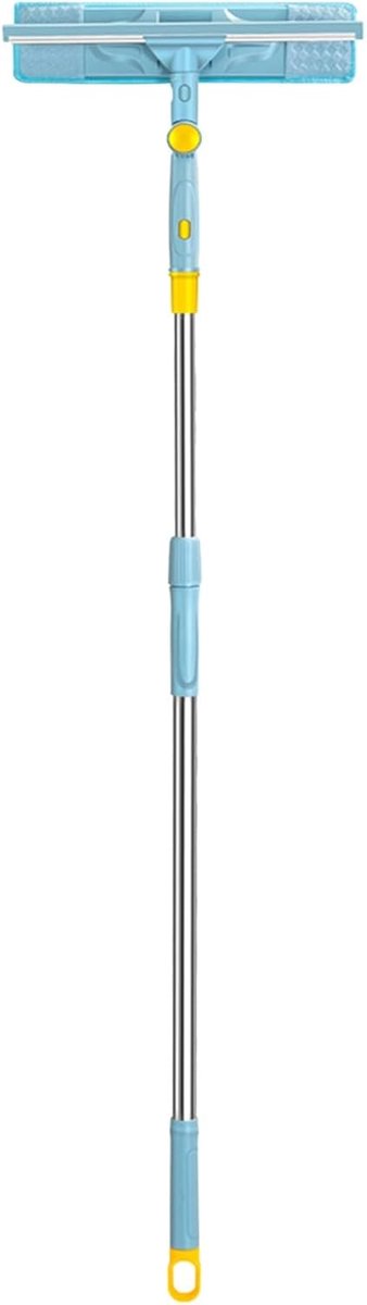 Raamreinigingsset - Glasreiniger - Streeploos Reinigen - Uitschuifbare steel - 152 cm - Grijs