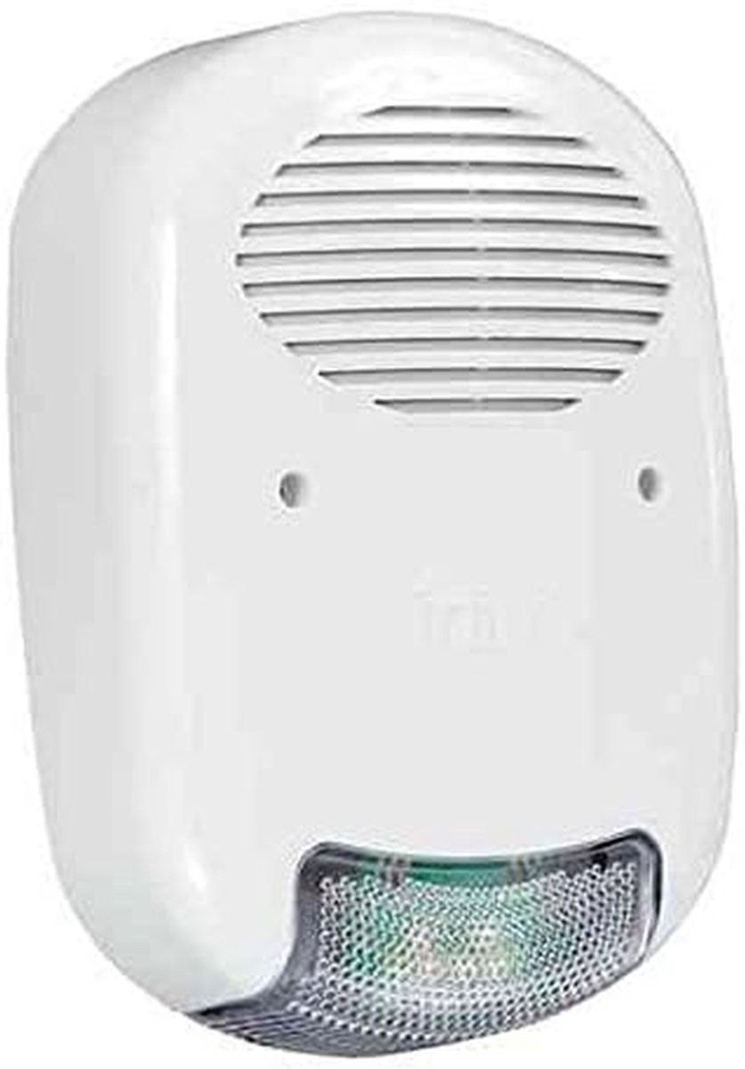 Buitensirene - Alarm Sirene - Beveiliging Huis - Zelfverzorgend Schuim - 103 Decibel - Wit