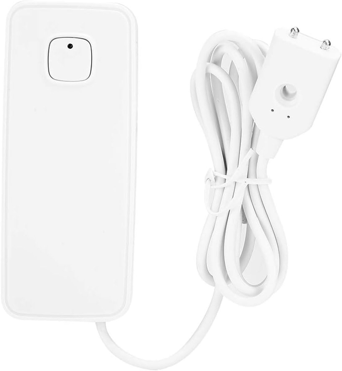 Waterdetector Alarm - Overstromingssensor Lekdetector - Huis Beveiligen - IP67 Waterdicht - 9.5 x 4 x 2 cm - Wit