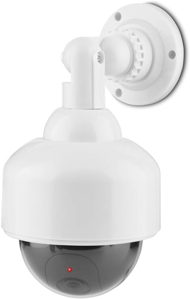 Nep Beveiligingscamera - Dummy Camera Koepel - Huis Beveiligen - Knipperend LED Licht - 25 x 13 x 12 cm