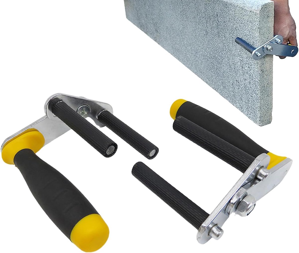 Plaatlifter - Draagtool Hulpmiddel - Materiaaldragers - Anti-slip ontwerp - 15 cm - Zilver