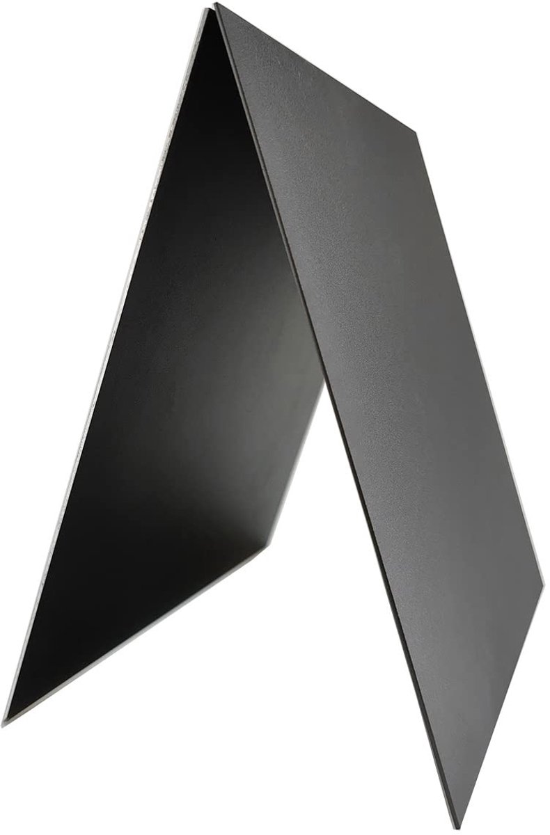 Aluminium Platen - Metaalplaten Graveren - Doe-het-zelf Projecten - Geanodiseerd Oppervlak - 5 Stuks 1mm Dik - Zwart