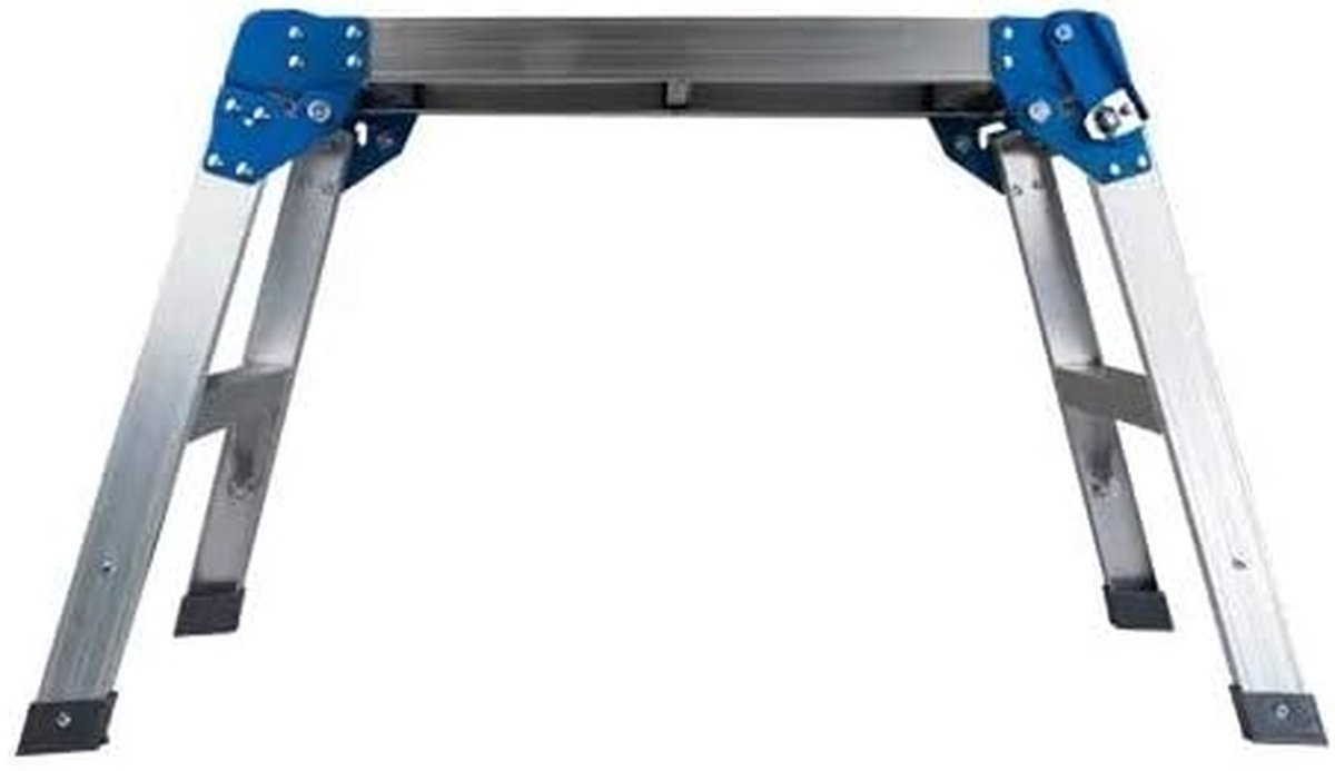 Aluminium Stepladder - Opstapladder Werkbank - Klusjes Binnenshuis - Lichtgewicht Robuust - 150 kg draaglast - Aluminium