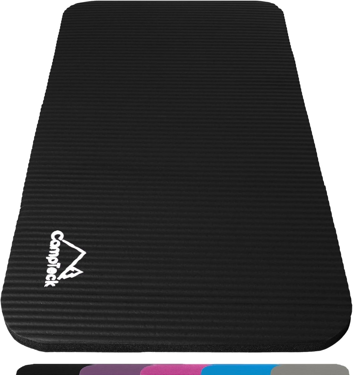 Yogamat - Zacht Schuimrubber - Kniebeschermers - Lichtgewicht en Handzaam - Voor Fitness en Pilates