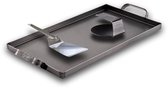 La Planchetta® Smashburger Set – 2-pits IJzeren Bakplaat + Spatel + GRATIS Smasher | Warmgewalst Staal | PFAS-vrij