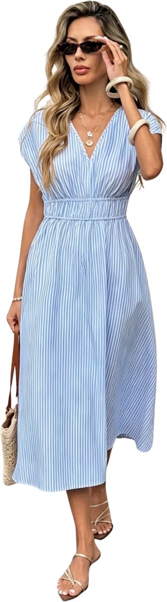 Currero Zomerjurk Dames Zomerjurken Volwassenen Vrouwen Midi Jurk Ibiza Stijl Sundress Dress L Varengroen