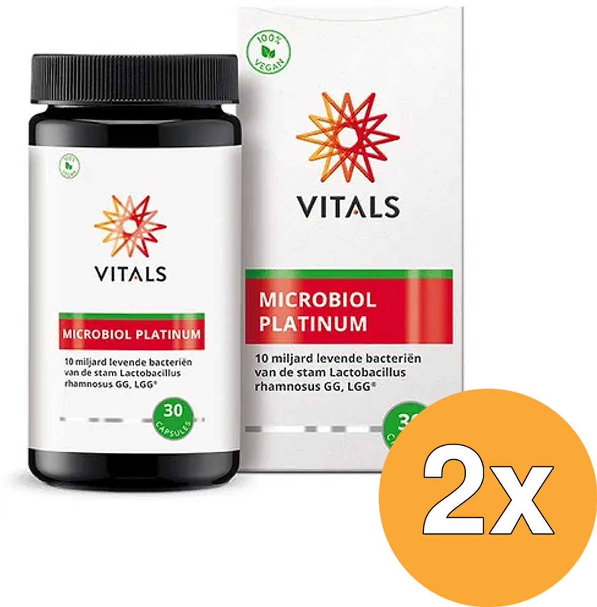 2x Vitals Microbiol Platinum (30 capsules)