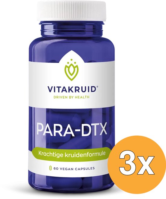 Vitakruid PARA-DTX flesje met 60 vegan capsules, Krachtige kruidenformule