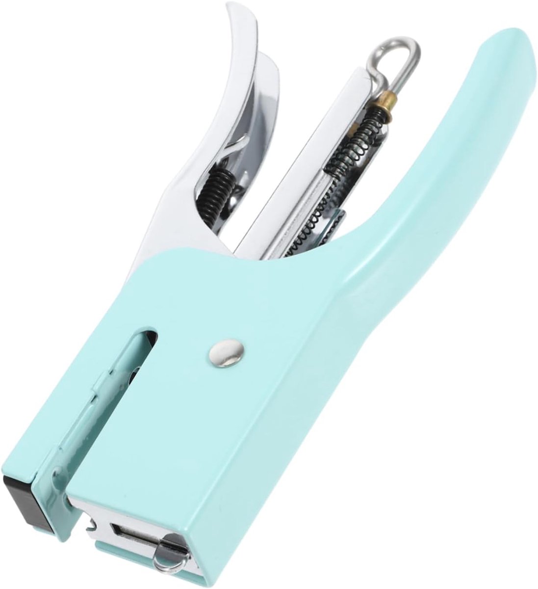 Kleine Handnietmachine - Desktop Stitcher - Papier Snel Nieten - Macaron Kleur Design - 11 x 5.5 cm - Groen