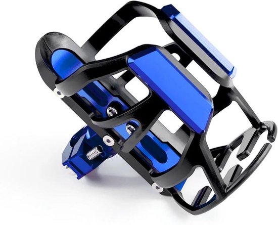 Motorfiets Bekerhouder - Drankhouder Fiets - Onderweg Drinken - Universele Montage - CNC Aluminium - Zwart — afbeelding 5