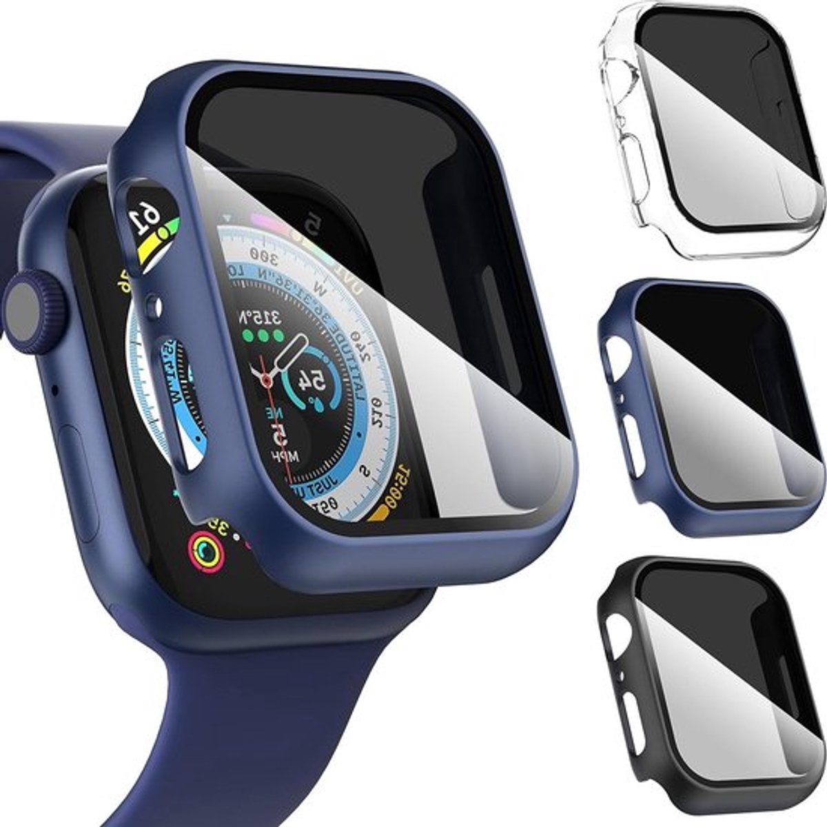 Privacy scherm voor Apple Watch van geharde Glas