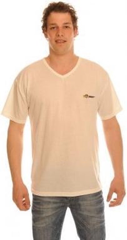Sunselect zondoorlatend heren T-shirt met o hals - White - Maat XXL |  bol.com