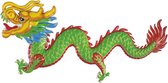 WIDMANN - Draken decoratie Chinees Nieuwjaar - Decoratie > Muur-, deur- en raamdecoratie