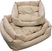Boon Hondenmand Nylon Geruit 70 x 60 cm - Beige