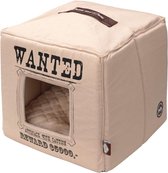 D&D Home Collection Wanted Petcube - Dierenmand - Beige - 40 x 40 x 40 cm