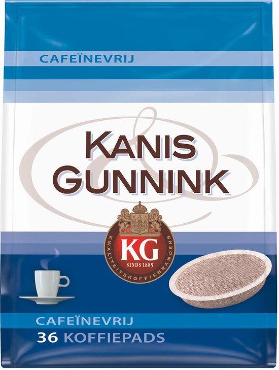 Kanis & Gunnink Cafeïnevrij Koffiepads 10 x 36 pads