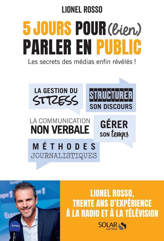 5 jours pour (bien) parler en public - Les secrets des médi ... - cover